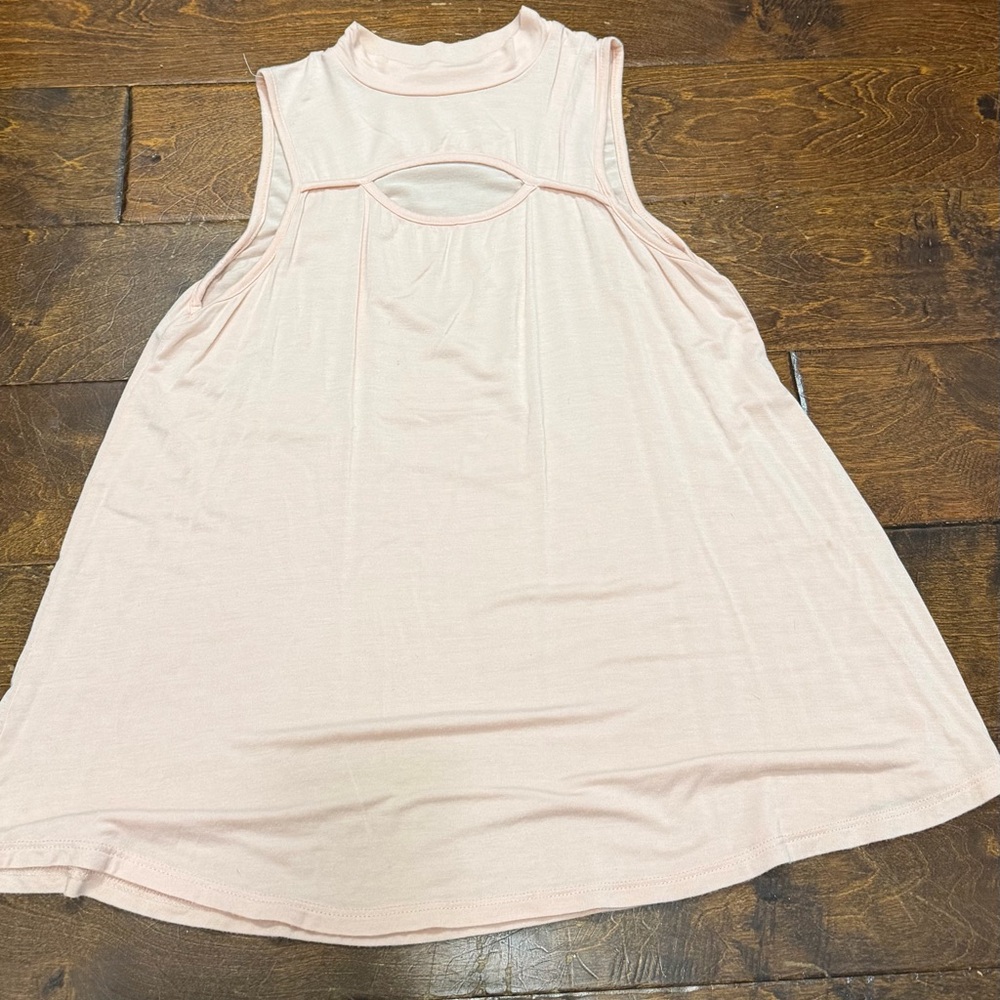 Sleeveless Pink Top